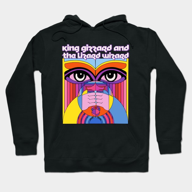 King Gizzard Lizard Wizard 70s art Hoodie by Moderate Rock